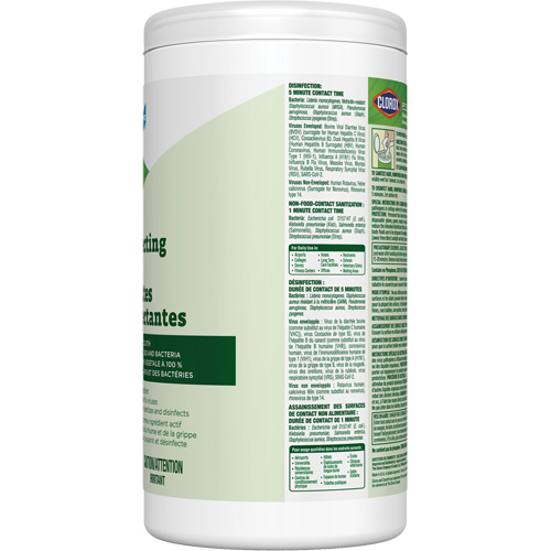 Lingettes d&eacute;sinfectantes EcoClean, 75 lingettes TGS INDUSTRIEL
