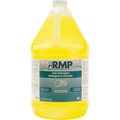 Savon au citron pour vaisselle Impact, Liquide, 4 L, Citron TGS INDUSTRIEL