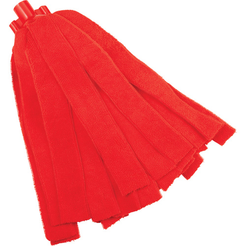 Vadrouille &agrave; fente, rouge, Microfibre, Style Coup&eacute; TGS INDUSTRIEL