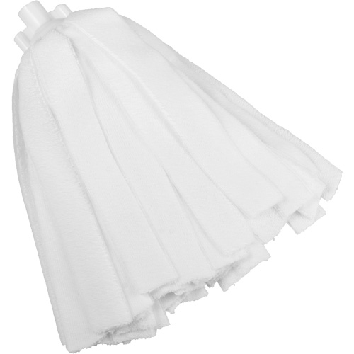 Socket Mop, White, Microfibre, Cut Style TGS INDUSTRIEL
