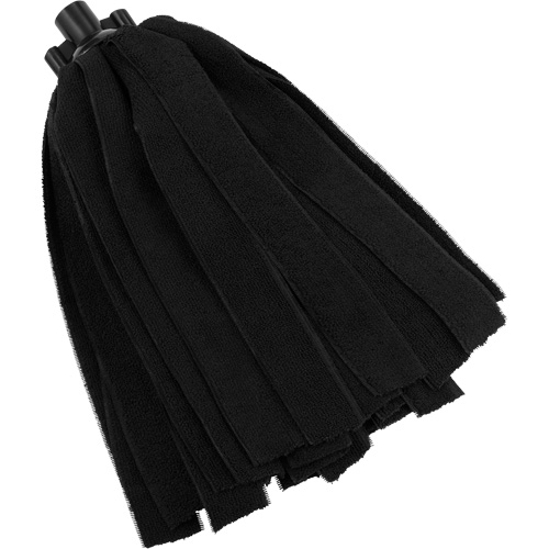 Vadrouille &agrave; fente, noir, Microfibre, Style Coup&eacute; TGS INDUSTRIEL