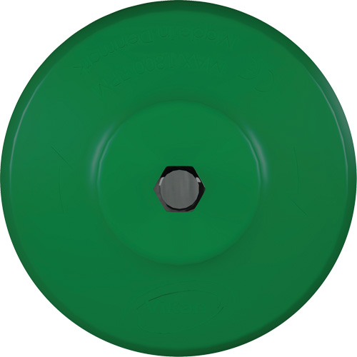 HyDrive Round Drill Brush, Extra Stiff Bristles, 3-1/10" Long, Green TGS INDUSTRIEL