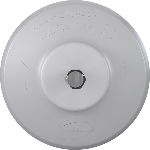Brosse ronde HyDrive pour perceuse, Soies Tr&egrave;s ferme, Longueur de 3-1/10", Blanc TGS INDUSTRIEL
