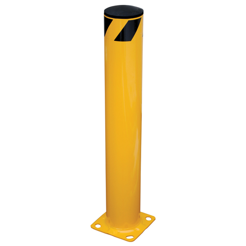 Safety Bollard, Steel, 36" H x 5.5" W, Yellow TGS INDUSTRIEL