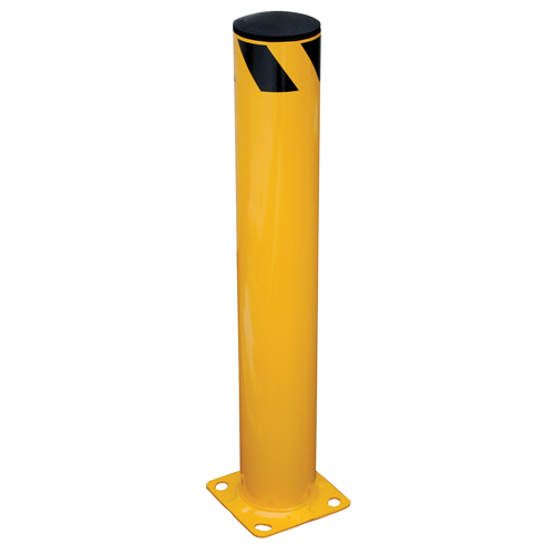 Safety Bollard, Steel, 36" H x 5.5" W, Yellow TGS INDUSTRIEL