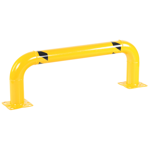 Low Profile Rack Guards, 4' W x 1.4' H, Yellow TGS INDUSTRIEL