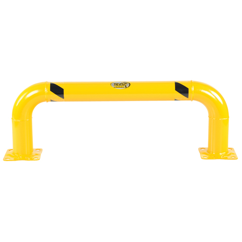 Low Profile Rack Guards, 4' W x 1.4' H, Yellow TGS INDUSTRIEL