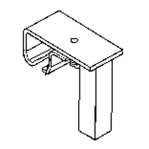 Track Bracket for Floor Support Hardware TGS INDUSTRIEL
