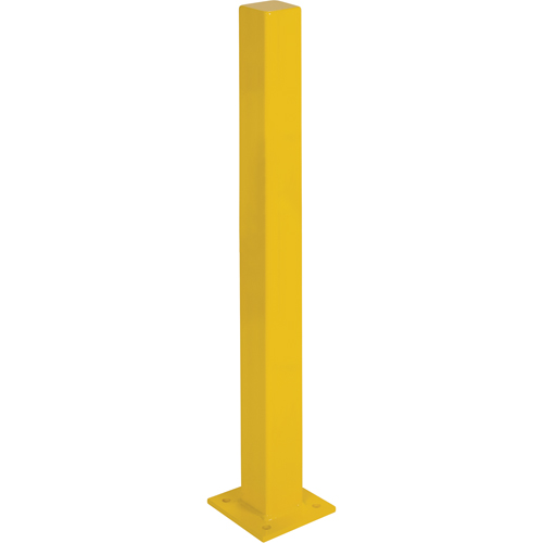 Heavy-Duty Bollards, Steel, 48" H x 4" W, Yellow TGS INDUSTRIEL