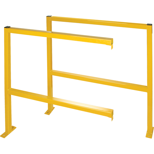 Protecteurs de p&eacute;rim&egrave;tre - Style tubulaire, 48" la x 49-1/2" h, Jaune TGS INDUSTRIEL