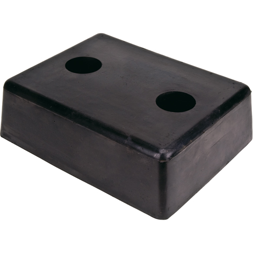 Molded Dock Bumpers, Rubber, 13" W x 4" D x 10" H TGS INDUSTRIEL