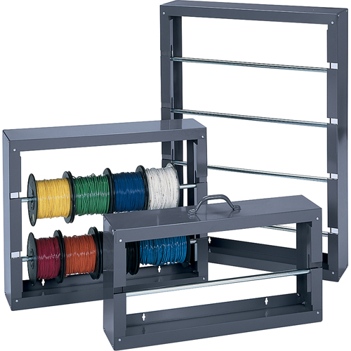 SUPPORT BOBINES DE FILMETALLIQUE (1 TIGE), De base, 6" la x 26-1/8" p x 10-3/8" h TGS INDUSTRIEL