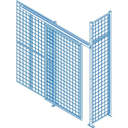 Wire Mesh Partition Components - Hardware TGS INDUSTRIEL