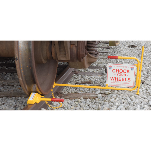 Combo cale &agrave; rail unique et rail pour drapeau TGS INDUSTRIEL