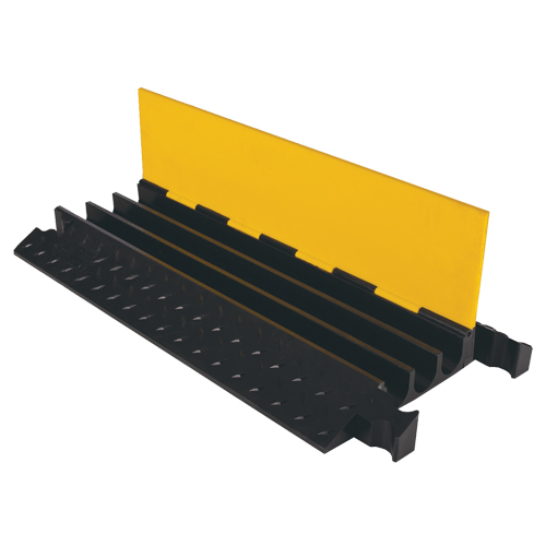 Protecteur de c&acirc;ble robuste Yellow Jacket, 3 canaux, 36" lo x 18,5" la x 2,875" h TGS INDUSTRIEL
