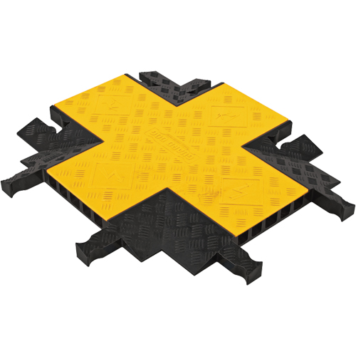 Yellow Jacket&reg; 5-Channel Heavy Duty Cable Protector - 4-Way Connector TGS INDUSTRIEL