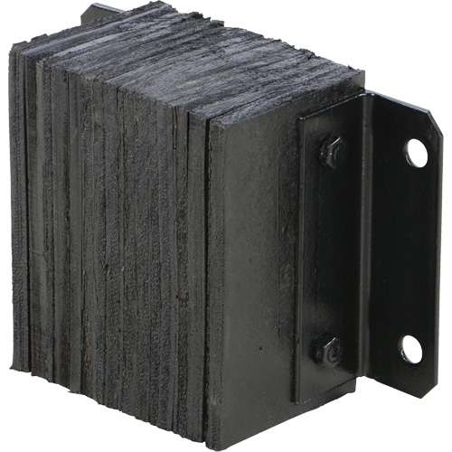 Butoir de quai lamell&eacute;, Horizontal, Caoutchouc, 12" la x 6" p x 10" h TGS INDUSTRIEL