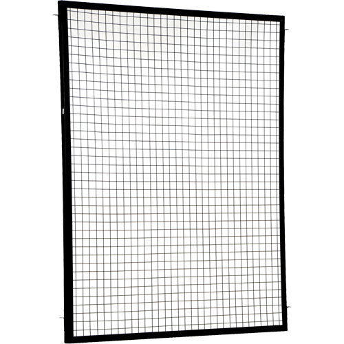 Panneau de protection p&eacute;rim&eacute;trique ajustable, 6' h x 5' la, Noir TGS INDUSTRIEL