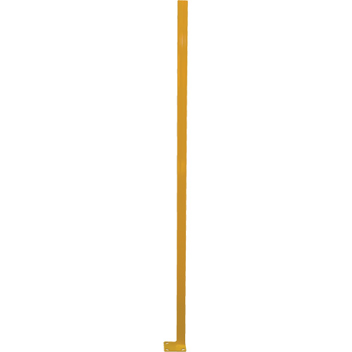 Poteau de protection de coin p&eacute;rim&eacute;trique ajustable, 4" la x 72" h, Jaune TGS INDUSTRIEL