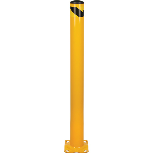Bollard, Steel, 48" H x 4-1/2" W, Yellow TGS INDUSTRIEL