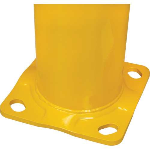 Safety Bollard, Steel, 36" H x 5-1/2" W, Yellow TGS INDUSTRIEL