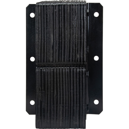 Laminated Dock Bumpers, Vertical, Rubber, 11" W x 6" D x 20" H TGS INDUSTRIEL