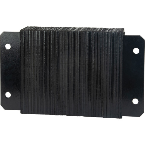 Butoirs de quai lamell&eacute;s, Horizontal, Caoutchouc, 18" la x 4" p x 12" h TGS INDUSTRIEL