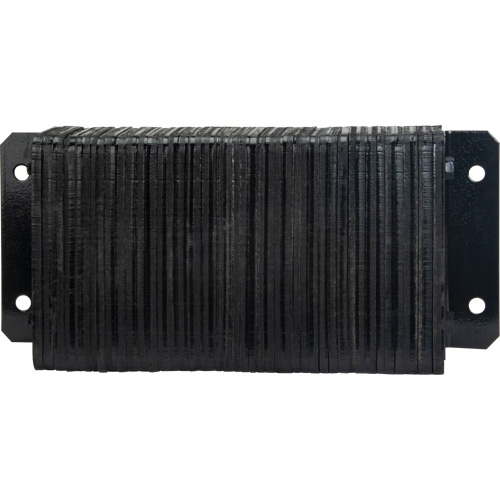 Butoirs de quai lamell&eacute;s, Horizontal, Caoutchouc, 24" la x 4" p x 12" h TGS INDUSTRIEL