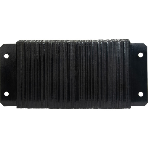 Butoirs de quai lamell&eacute;s, Horizontal, Caoutchouc, 24" la x 4" p x 12" h TGS INDUSTRIEL