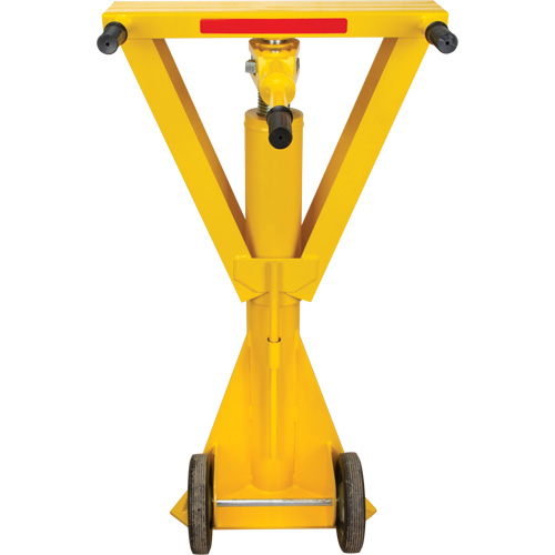 100,000 lbs. Static Capacity Ratchet Beam Trailer Jack, 20 tons Lift Capacity TGS INDUSTRIEL