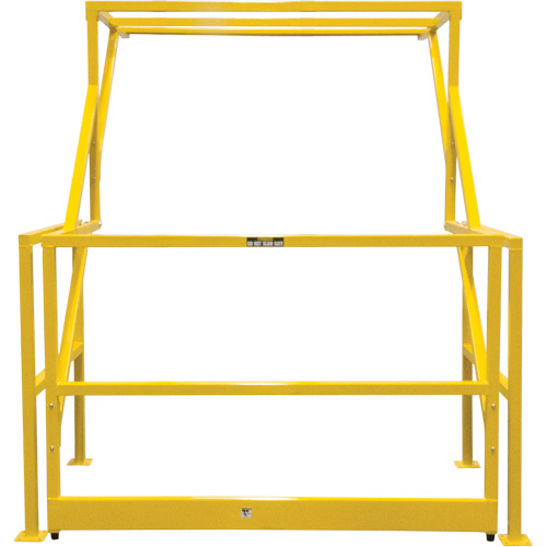 Mezzanine Safety Gate, 70" L x 77" H, 78" Raised, Yellow TGS INDUSTRIEL