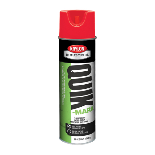Industrial Quik-Mark Water-Based Overhead Marking Paint, 17 oz., Aerosol Can TGS INDUSTRIEL