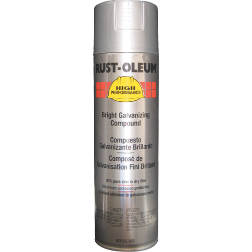 Bright Galvanizing Compound Spray, Aerosol Can TGS INDUSTRIEL