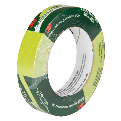 Painter's Masking Tape 205, 24 mm (1") x 55 m (180'), Green TGS INDUSTRIEL