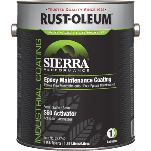 Rev&ecirc;tement dentretien &eacute;poxydique &agrave; base deau Sierra S60 partie 1 activateur, Gallon TGS INDUSTRIEL