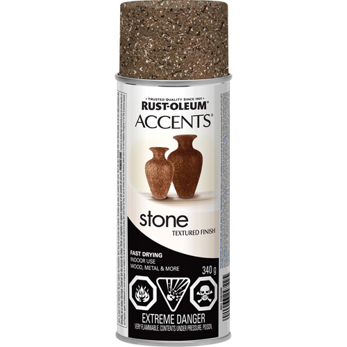 Accents&reg; Stone Creations Spray Paint, Aerosol Can, Sienna Stone TGS INDUSTRIEL
