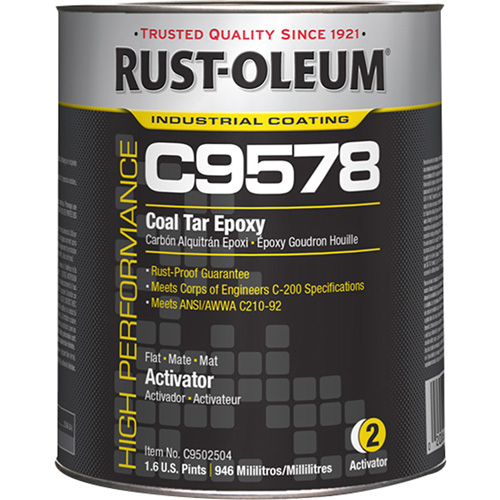 Activateur pour rev&ecirc;tement &eacute;poxydique &agrave; base de goudron de houille et &agrave; haute teneur en solides du syst&egrave;me C9578, 0,2 gal., Seau TGS INDUSTRIEL