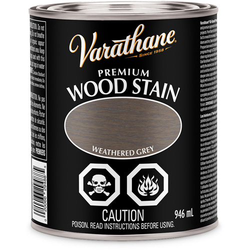 Varathane&reg; Premium Wood Stain, 946 ml, Weathered Grey TGS INDUSTRIEL