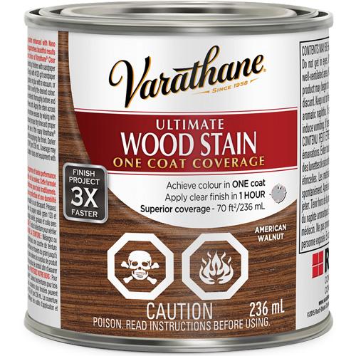 Varathane&reg; Ultimate Wood Stain, 236 ml, American Walnut TGS INDUSTRIEL