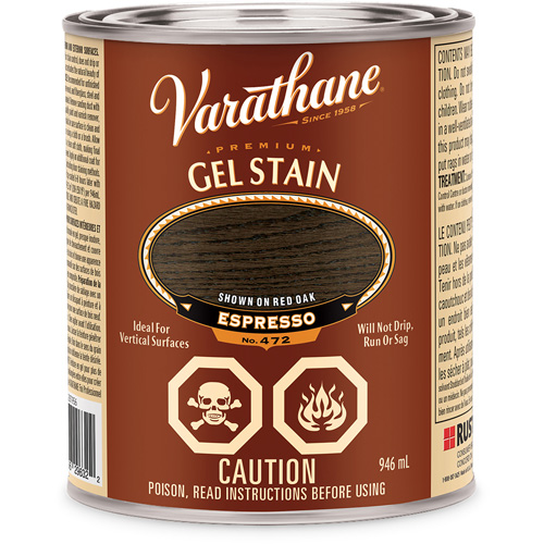 Varathane&reg; Premium Gel Stain, 946 ml, Espresso TGS INDUSTRIEL