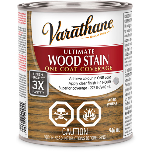 Varathane&reg; Ultimate Wood Stain, 946 ml, Aged Wheat TGS INDUSTRIEL
