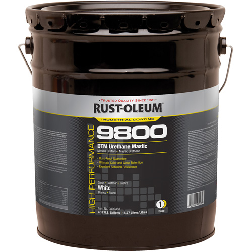 9800 System DTM Urethane Mastic, 5 gal., White, High-Gloss TGS INDUSTRIEL