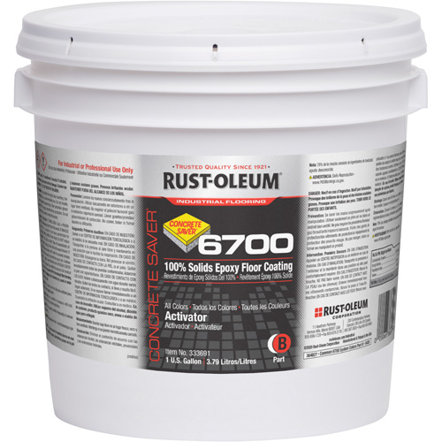 Rev&ecirc;tement pour plancher &agrave; d&eacute;lai dutilisation allong&eacute; du syst&egrave;me 6700, 1 gal., &eacute;poxy, Tr&egrave;s brillant TGS INDUSTRIEL