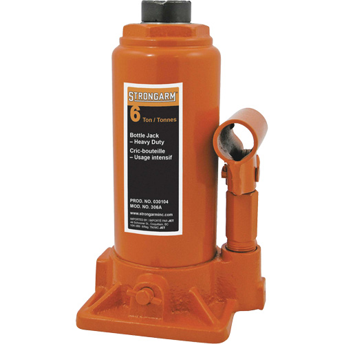 306A Bottle Jack, 6 Ton(s), 16" Raised Height TGS INDUSTRIEL