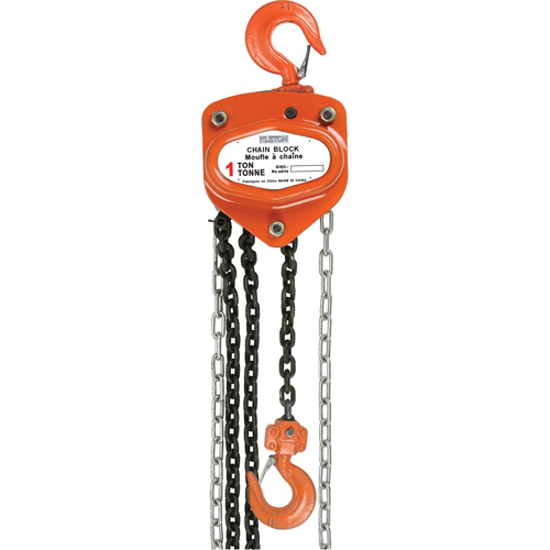 Chain Hoist, 20' Lift, 6000 lbs. Capacity, Alloy Steel Chain TGS INDUSTRIEL