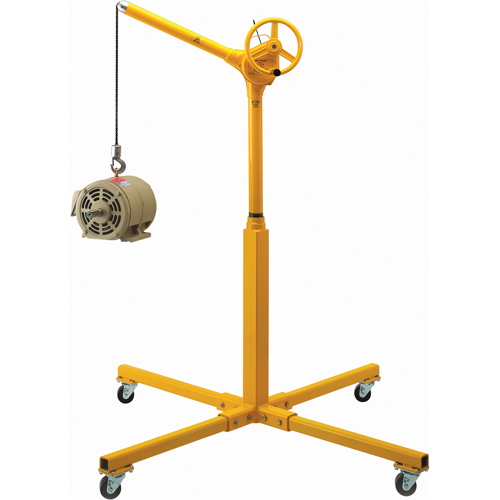 Hauts crochets &eacute;l&eacute;vateurs industriels avec base mobile, Capacit&eacute; 500 lb (0,25 tonne) TGS INDUSTRIEL