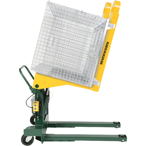 Basculeurs hydrauliques portable E-Z Reach, Bascule 85°, Capacit&eacute;e 2000 lb, 40" lo x 24-1/2" la TGS INDUSTRIEL
