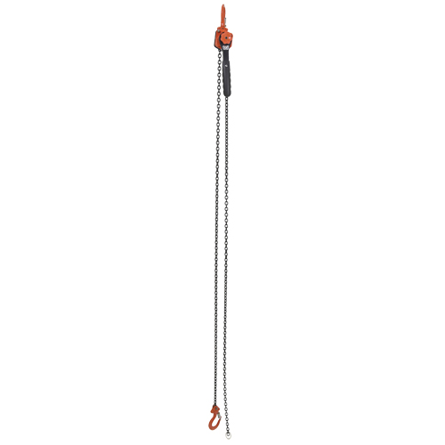 Mini Lever Hoist, 10' Lift, 1000 lbs. (0.5 tons) Capacity, Steel Chain TGS INDUSTRIEL