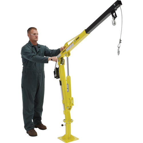 Grue &agrave; fl&egrave;che pour camion actionn&eacute;e par treuil, Capacit&eacute; de 500 lb (0,25 tonne), Limite de 102' TGS INDUSTRIEL