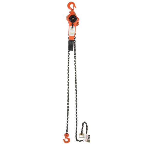 Lever Chain Hoist, 5' Lift, 3000 lbs. (1.5 tons) Capacity, Alloy Steel Chain TGS INDUSTRIEL